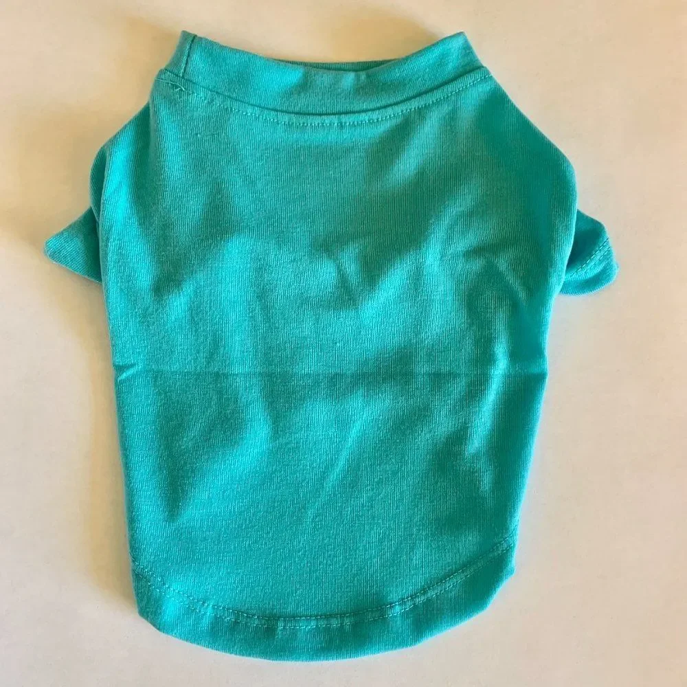 "Still Live With My Parents" Pet Shirt - All Sizes- Aqua - NWT - Picture 3 of 4